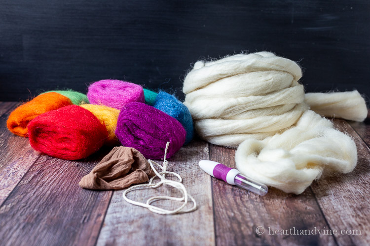 How to Make Felt Balls with Wool Roving - Shop Local, Eat Fresh at the  Saratoga Farmers' Market