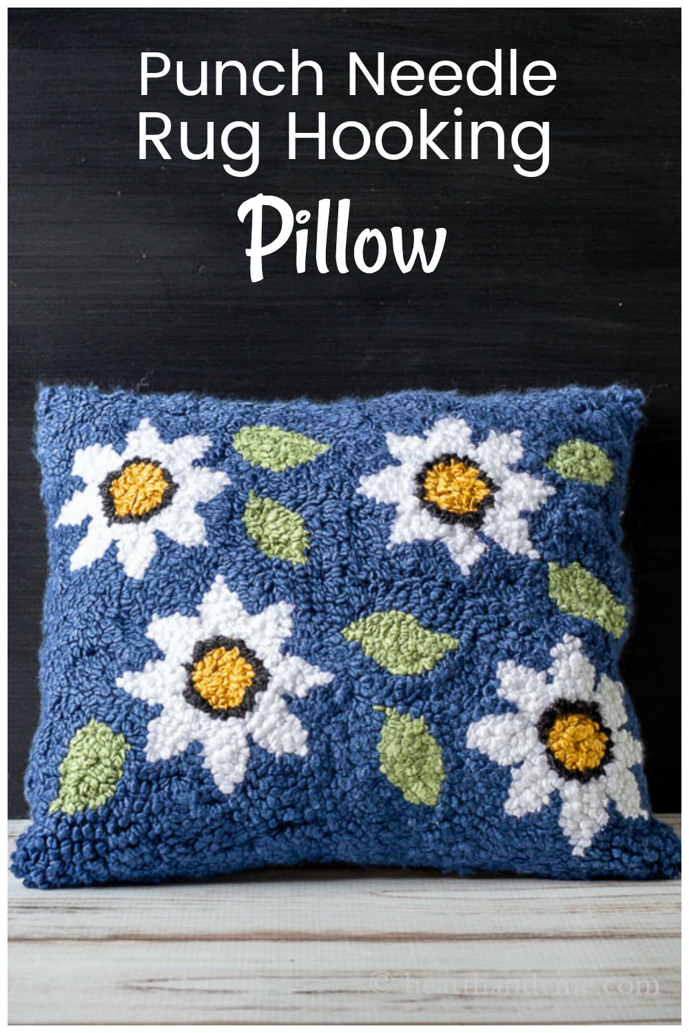 Punch Needle Rug Hooking Pillow Basics and Free Pattern Hearth and Vine