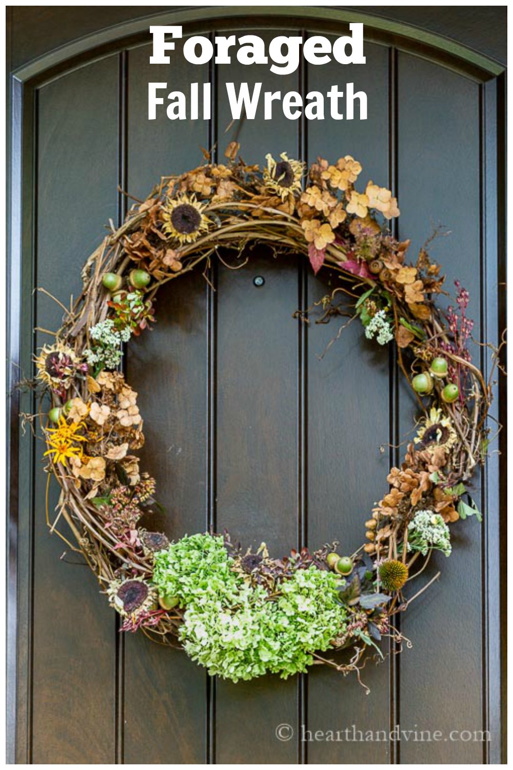 How to Make a Natural Fall Wreath with Cuttings from Your Yard Hearth