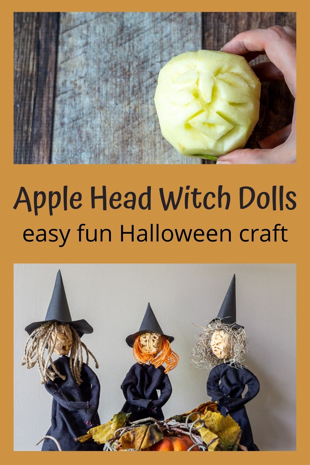 Apple Head Doll Witches for Your Halloween Decor Hearth and Vine