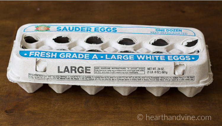 Cardboard egg carton