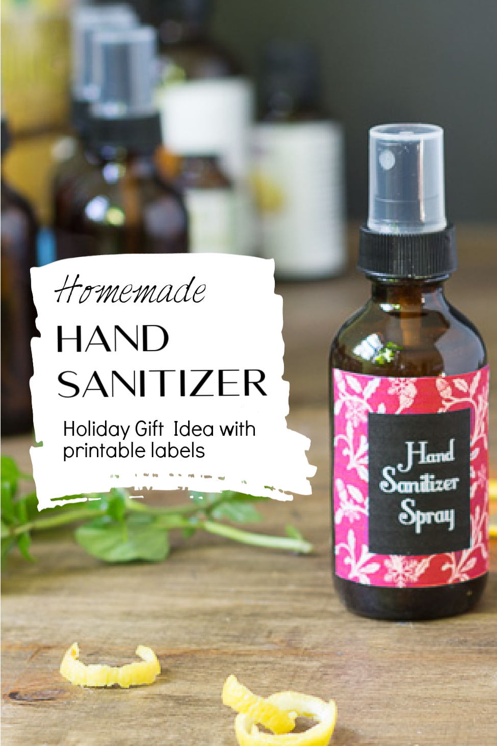 Homemade Citrus Mint Hand Sanitizer Spray Hearth and Vine
