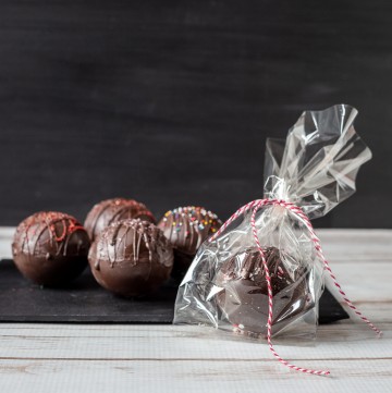 Hot chocolate bombs and one in a bag