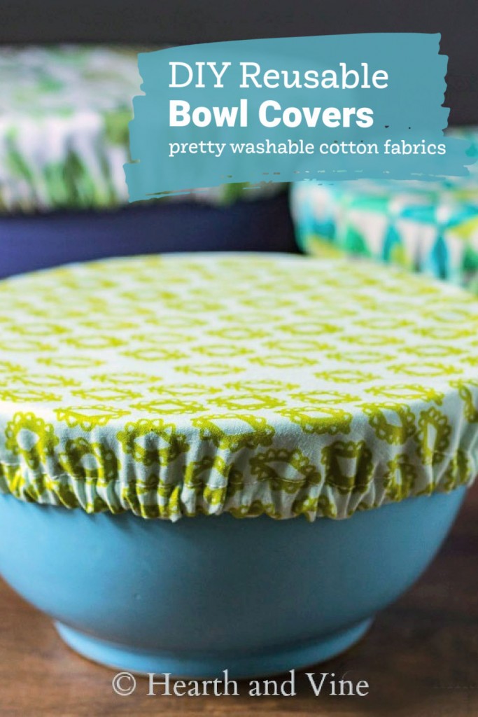 DIY Fabric Bowl Covers - Back Road Bloom