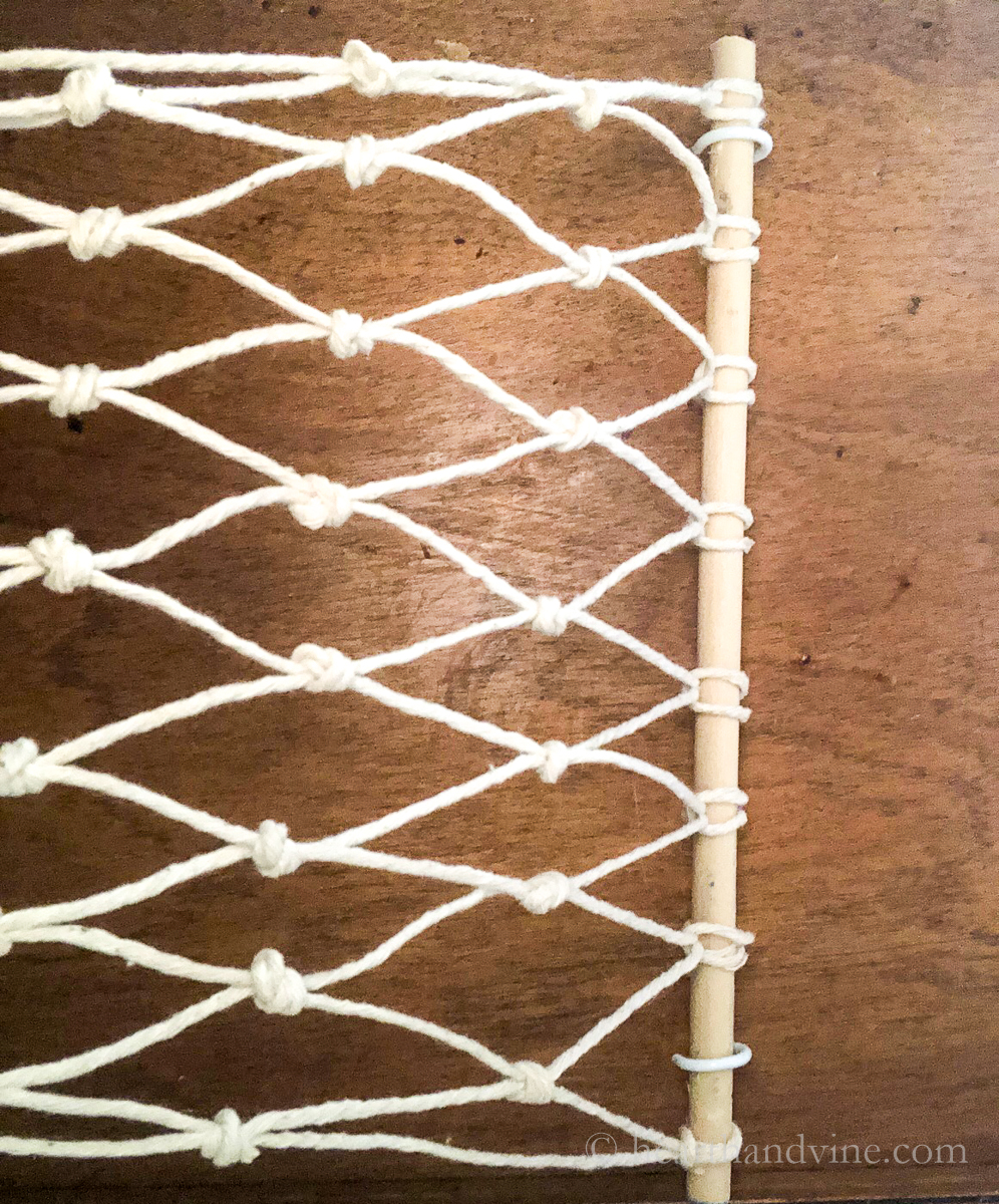 How to Make an Under the Macrame Fruit Hammock