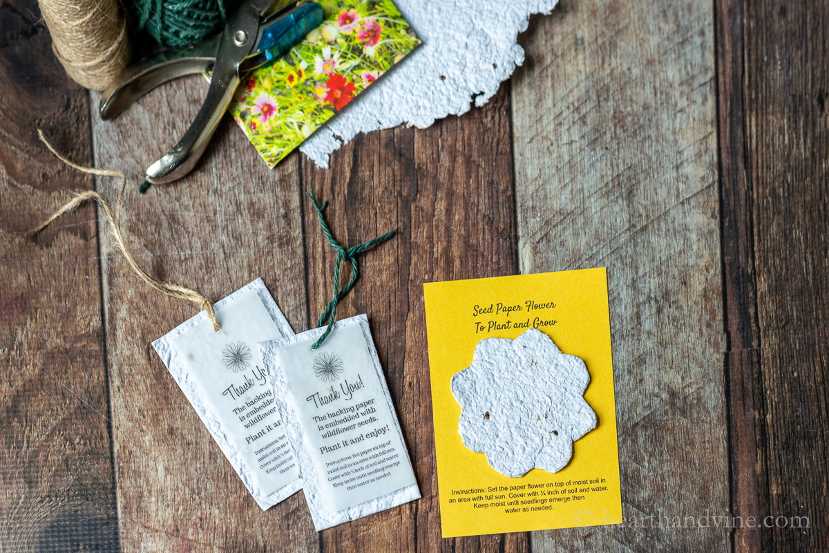 Handmade Paper Wildflowers - Finding Time To Create