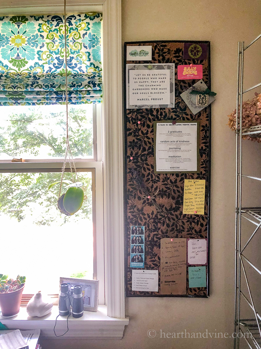 DIY Bulletin Board Custom Made for Less