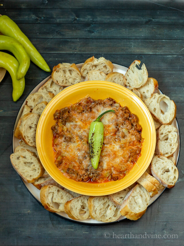 Stuffed Banana Pepper Dip Recipe Hearth and Vine