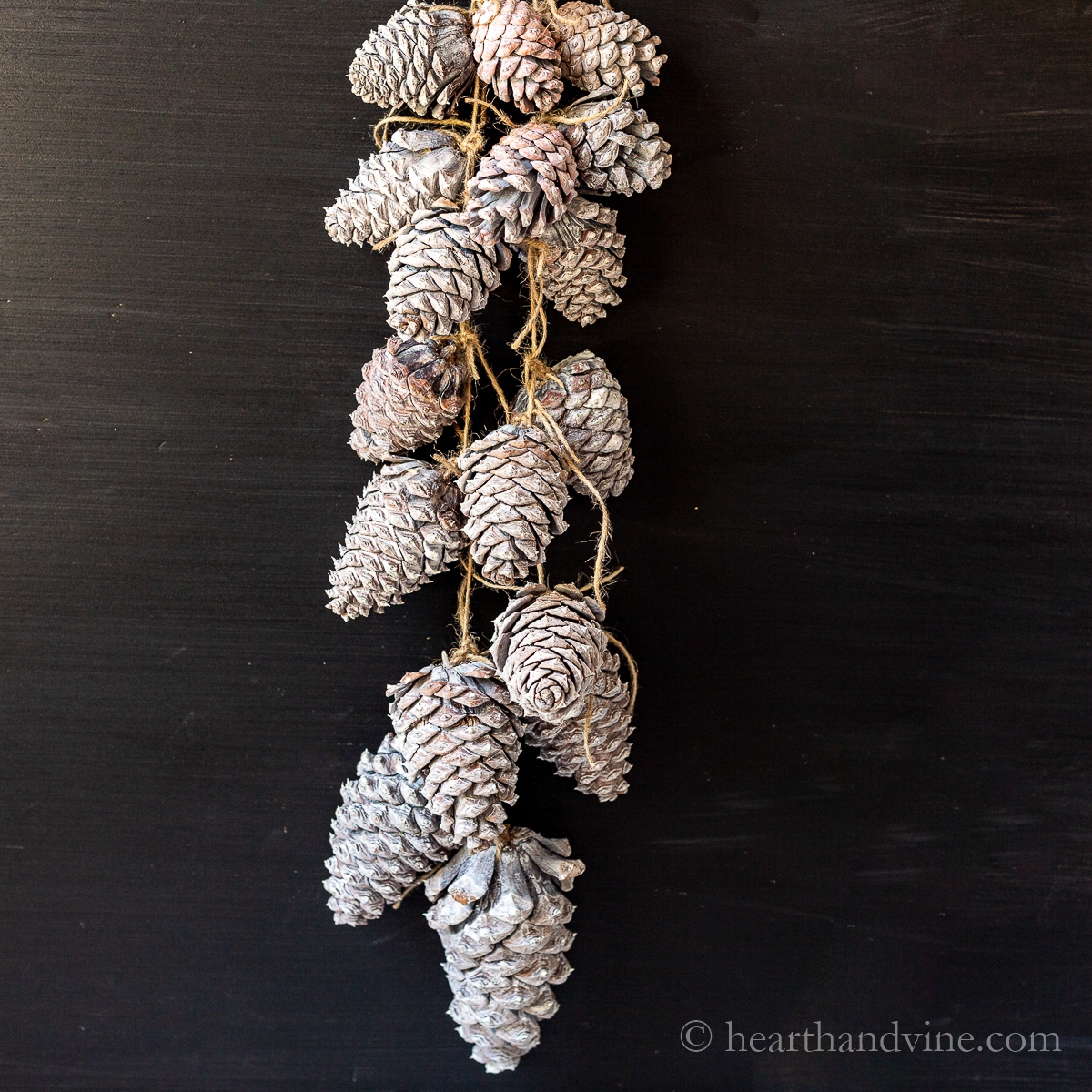 How to Make Faux Bleached Pinecones without Bleach | Hearth and Vine