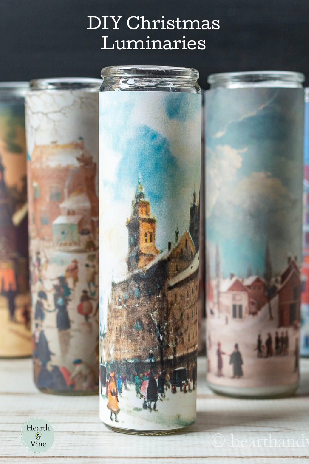 DIY Luminaries with a Vintage Christmas Look Hearth and Vine