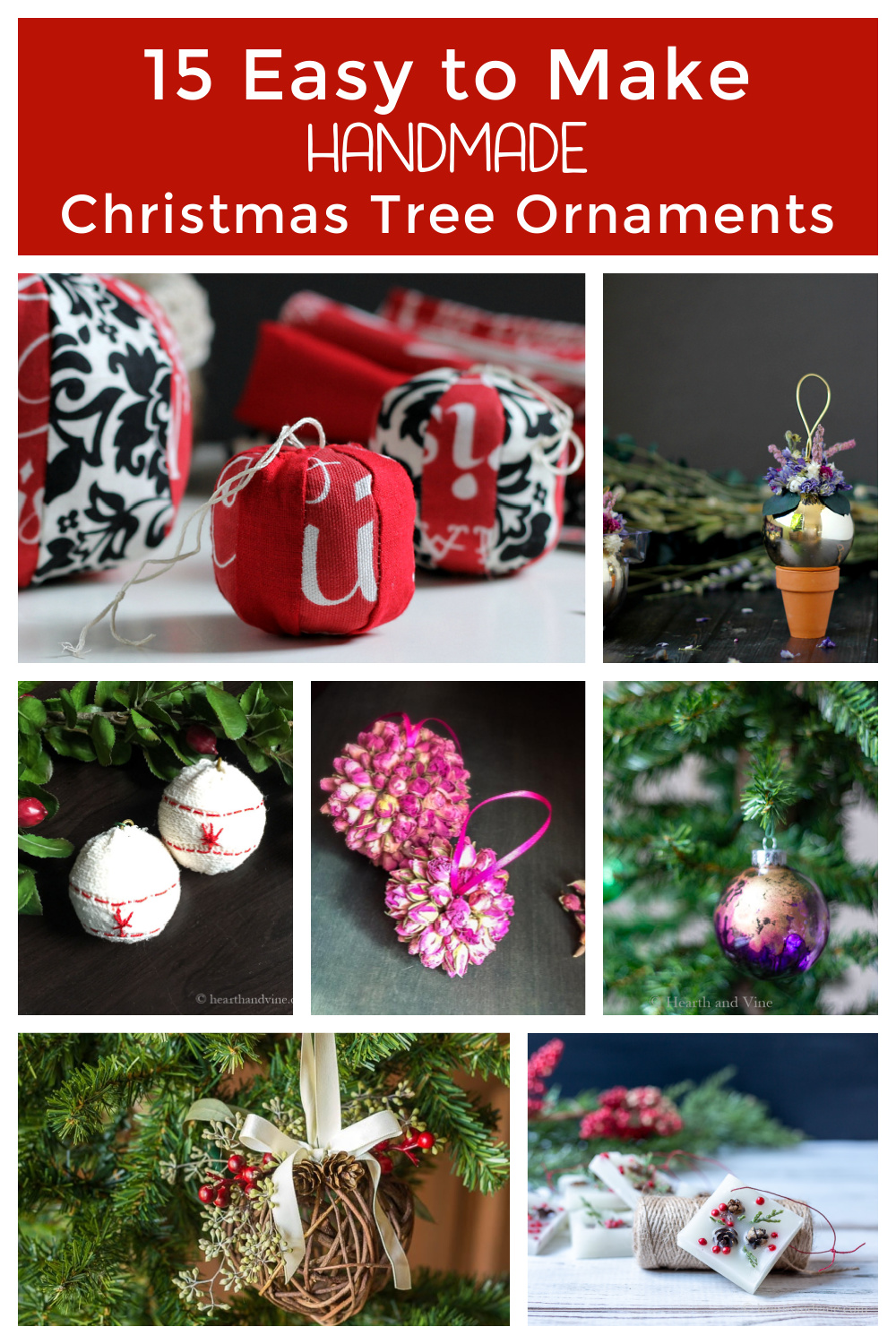 15 Unique Handmade Christmas Ornaments You Can Make Today