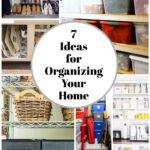 Organizing home ideas for the basement, cabinets, closets and office.