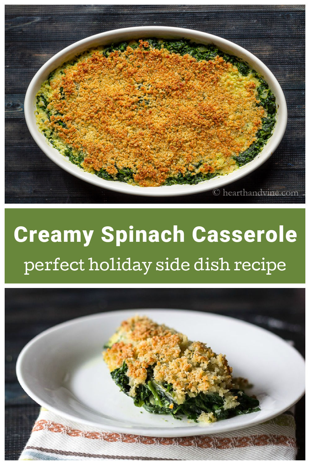 Creamy Spinach Casserole Recipe Hearth and Vine