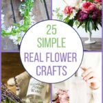simple flower crafts pin collage