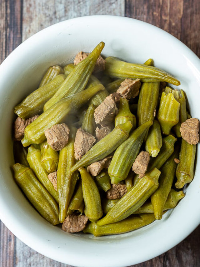 Okra and Beef Stew aka Bamieh Hearth and Vine