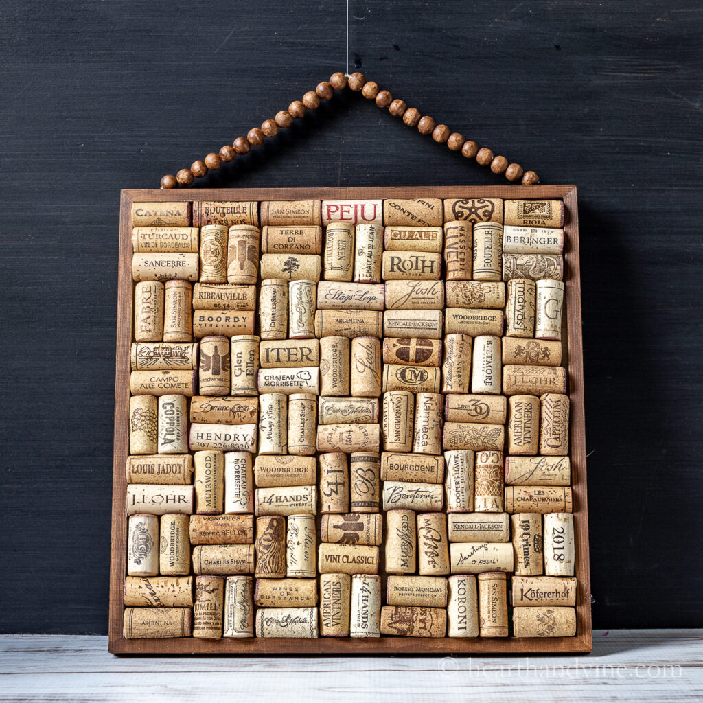 Cork Board DIY with Recycled Wine Corks