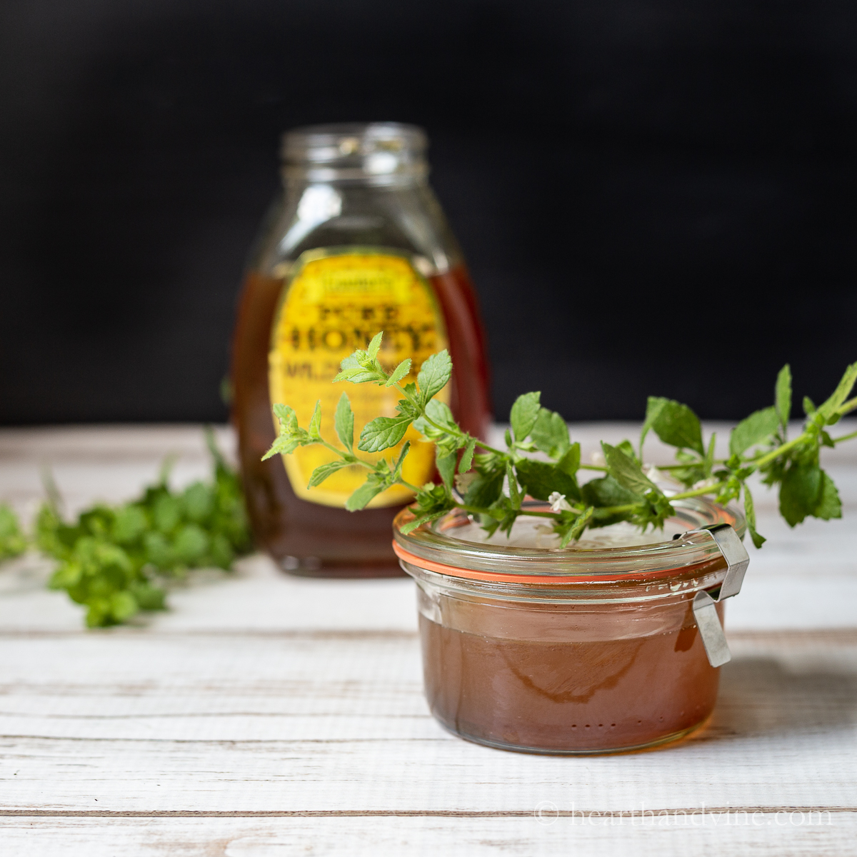 Lemon Balm Syrup Recipe Hearth and Vine