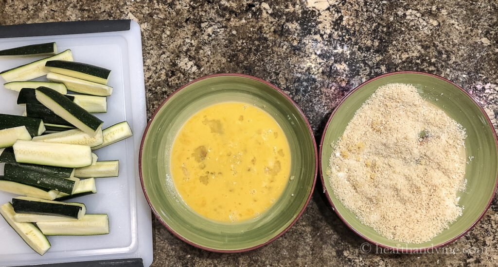 Baked Breaded Zucchini Fries Hearth and Vine