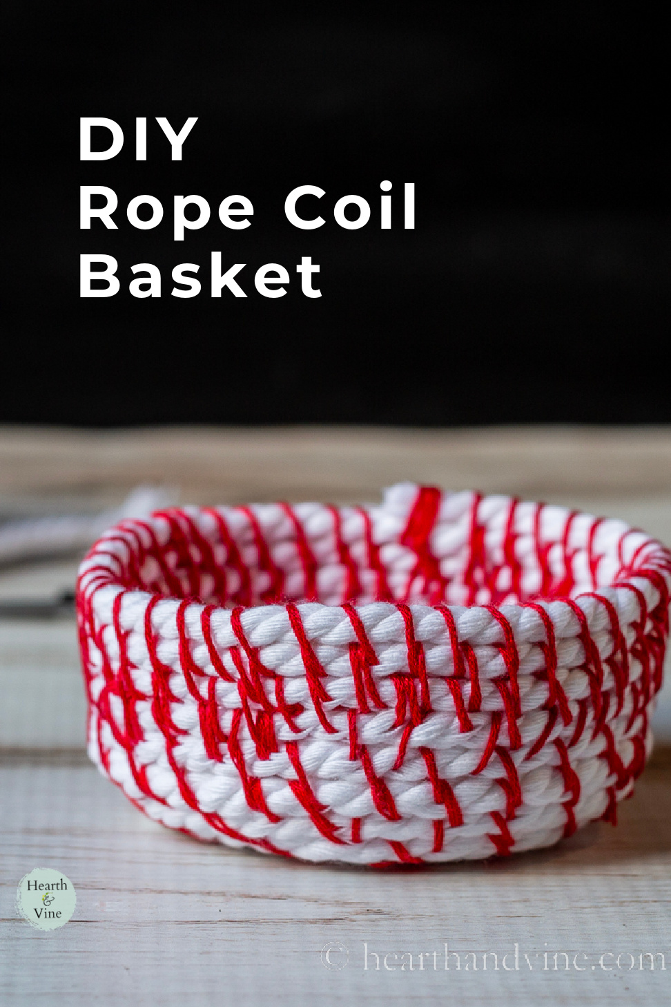 Coiled Rope Basket Tutorial