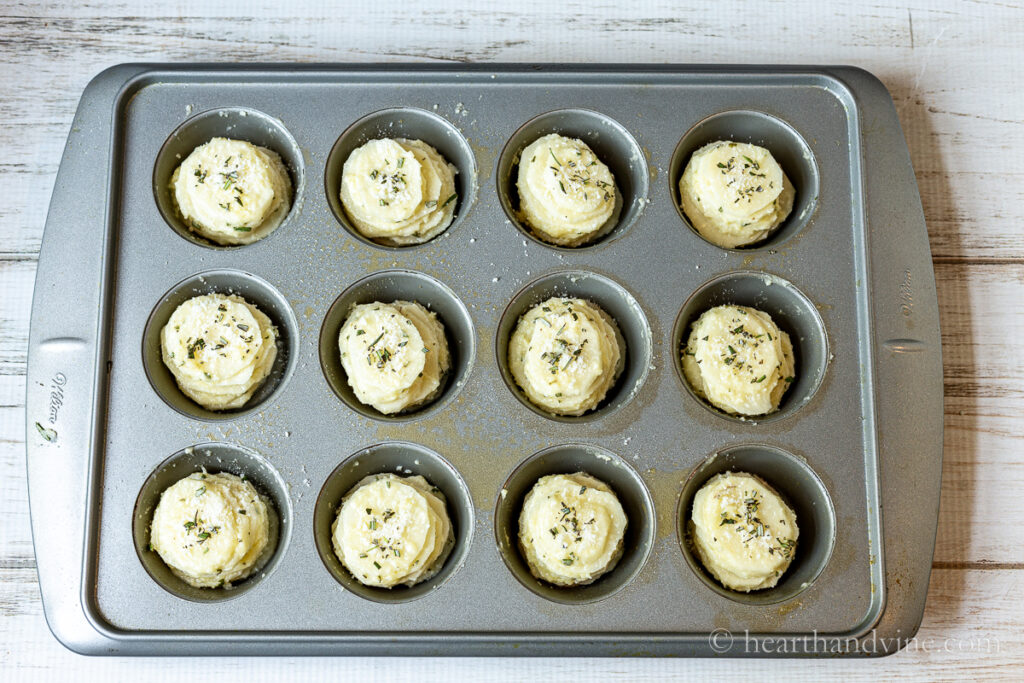 Potatoes in Muffin Tins Hearth and Vine