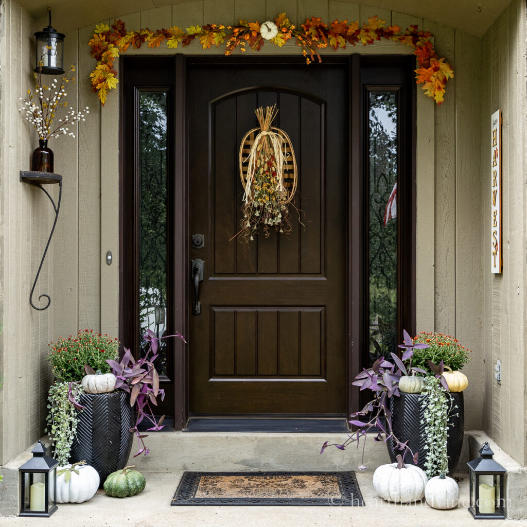 Fall Front Door Decor You Can DIY | Hearth and Vine