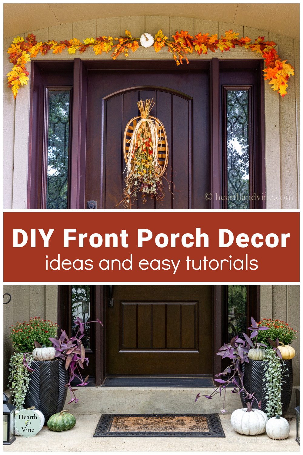 Fall Front Door Decor You Can DIY Hearth and Vine
