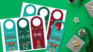Free Printable Christmas Tags | Hearth and Vine