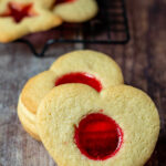 Heart shaped stained glass cookies