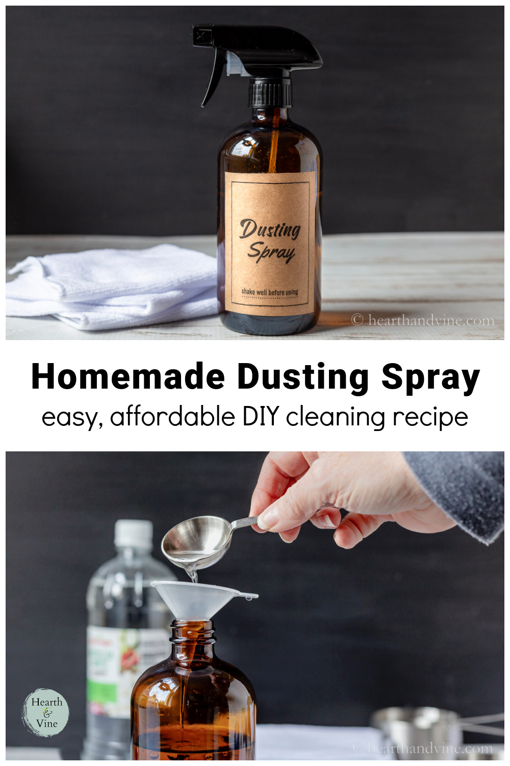 DIY Dusting Spray Recipe Hearth and Vine