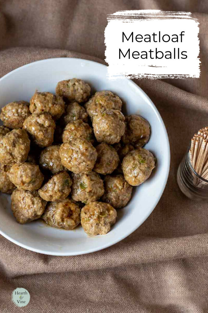 Meatloaf Meatballs Great Game Day or Party Snack