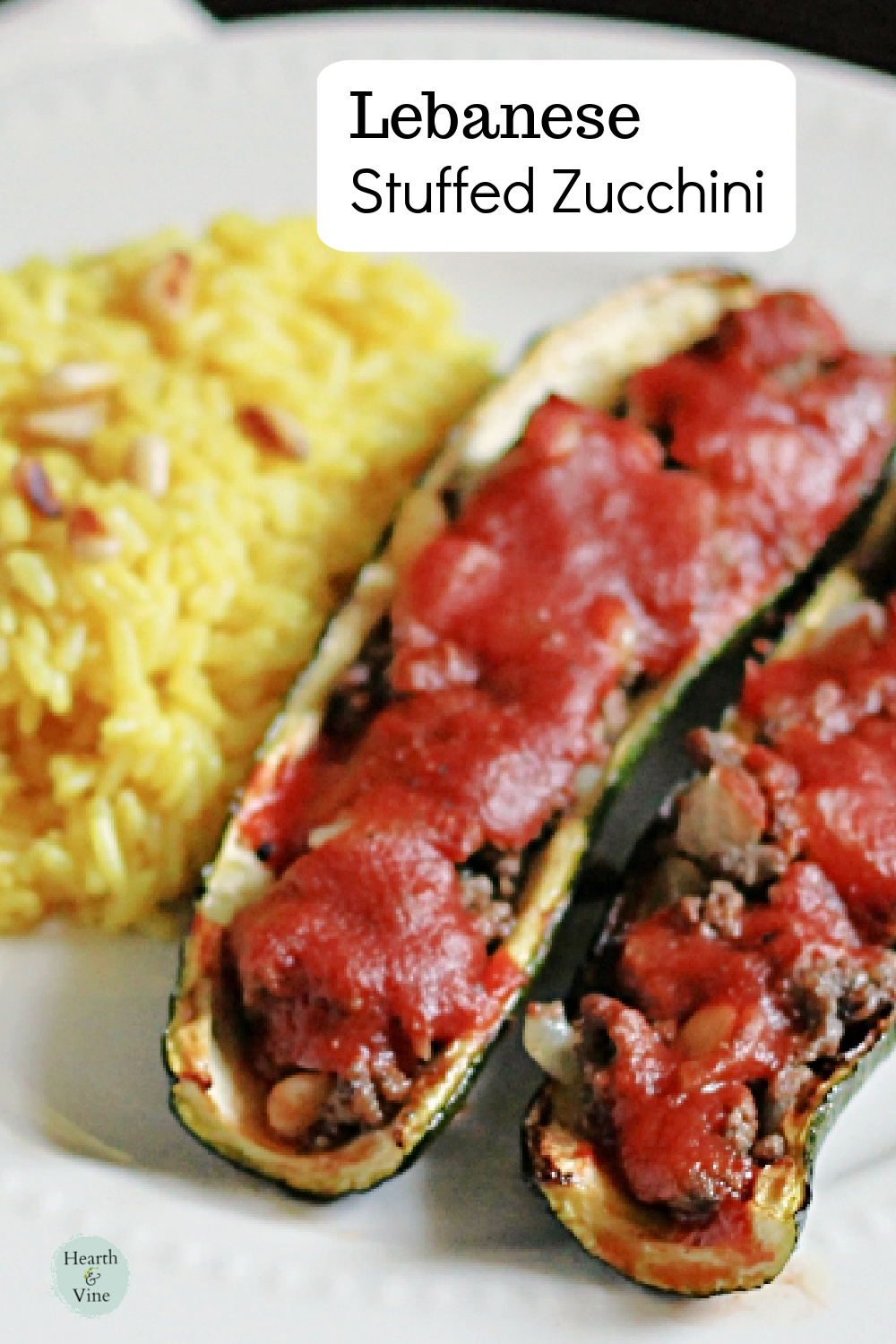 Lebanese Stuffed Zucchini AKA Kousa | Hearth and Vine