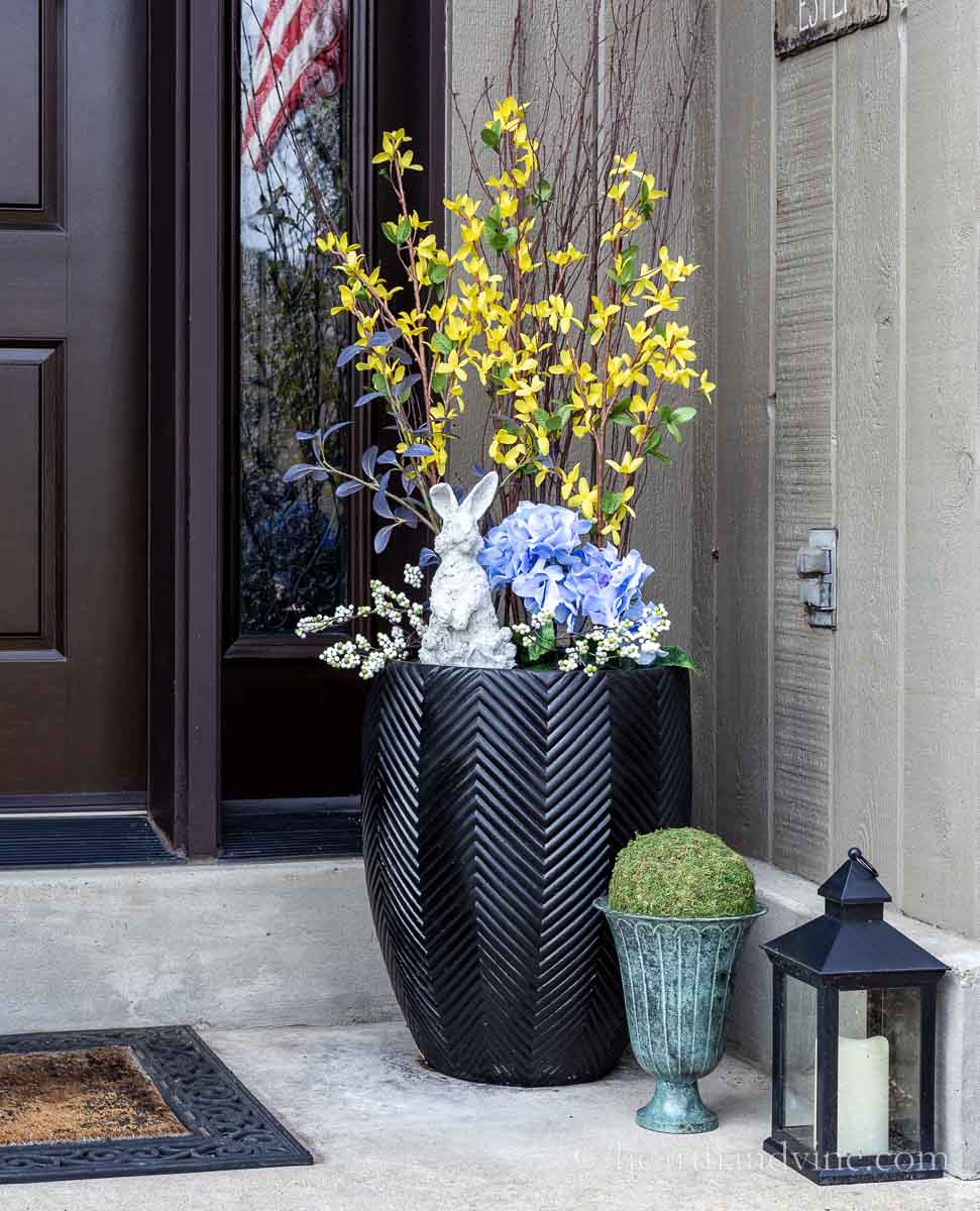 Large black lanterns for 2024 front porch