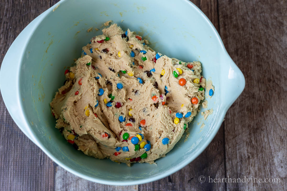 Peanut butter m&m cookie dough.