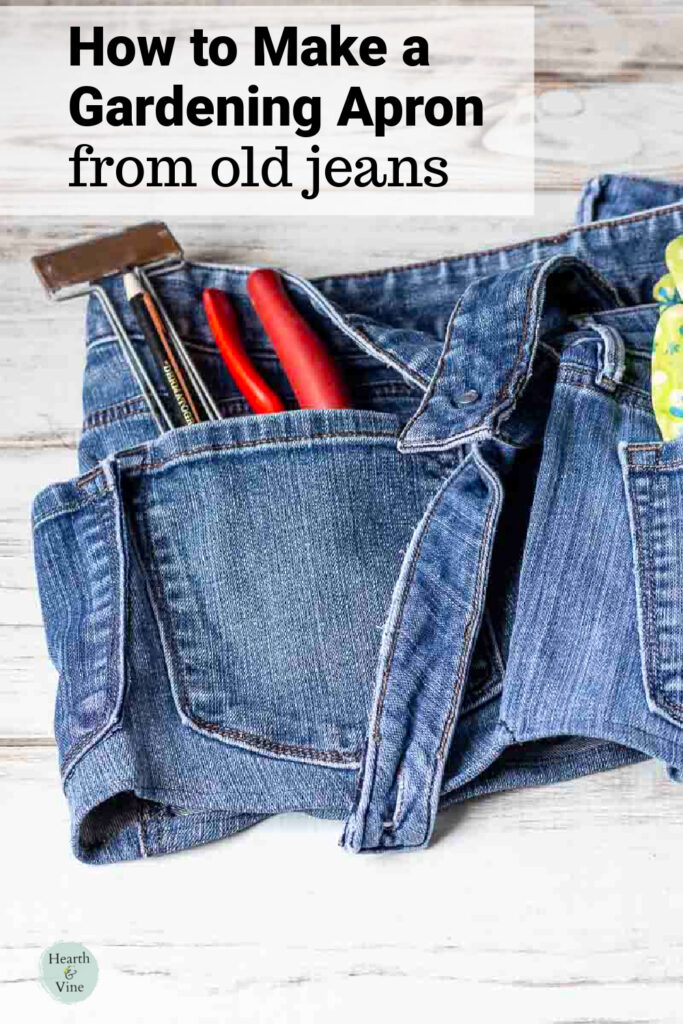 How to Make a Gardening Apron Hearth and Vine