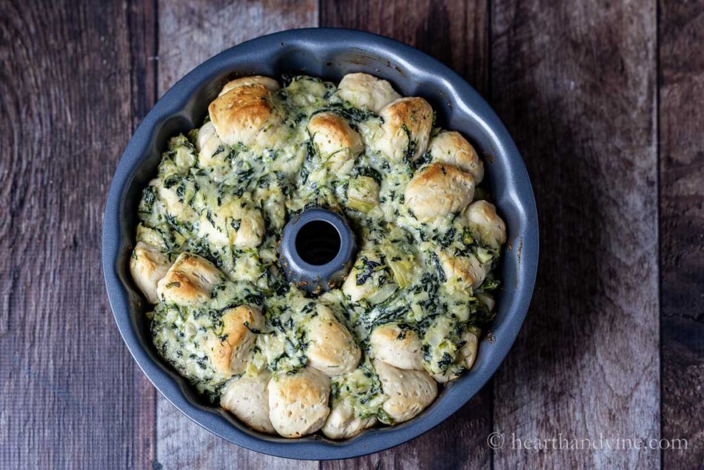 Spinach Artichoke Pull Apart Bread | Hearth And Vine