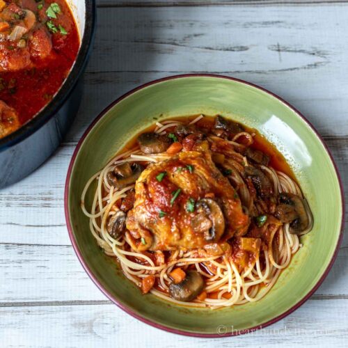 Dutch Oven Chicken Cacciatore Hearth and Vine