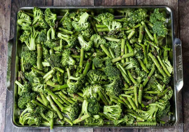 Roasted Broccoli and Asparagus Recipe Hearth and Vine