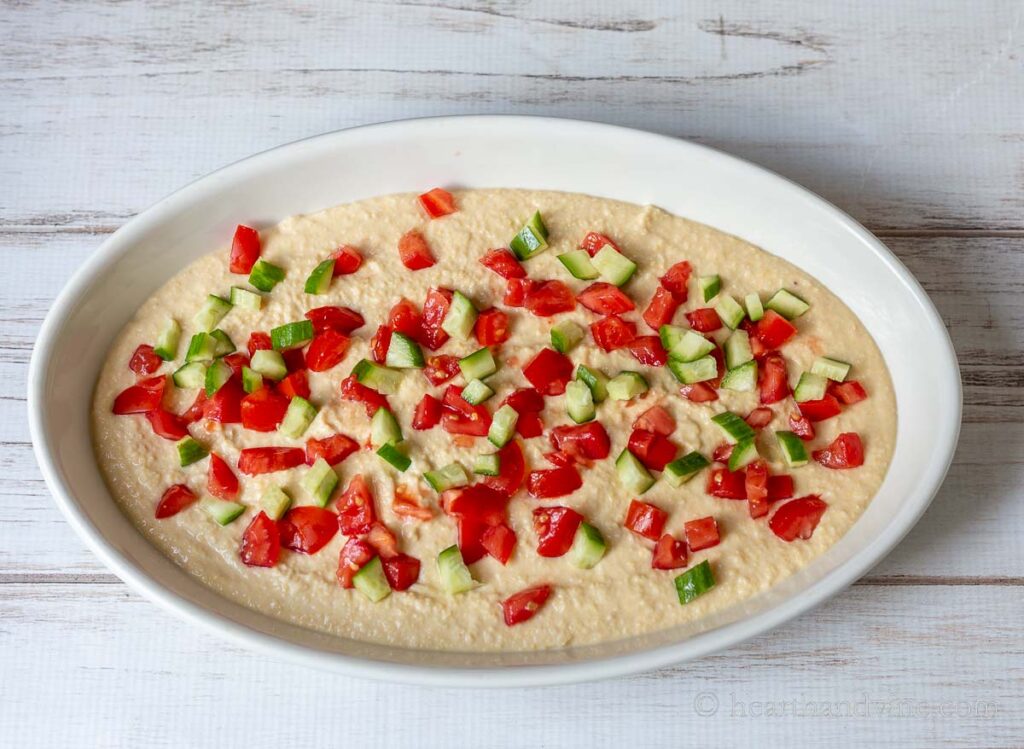 Greek Layered Hummus Dip Hearth and Vine