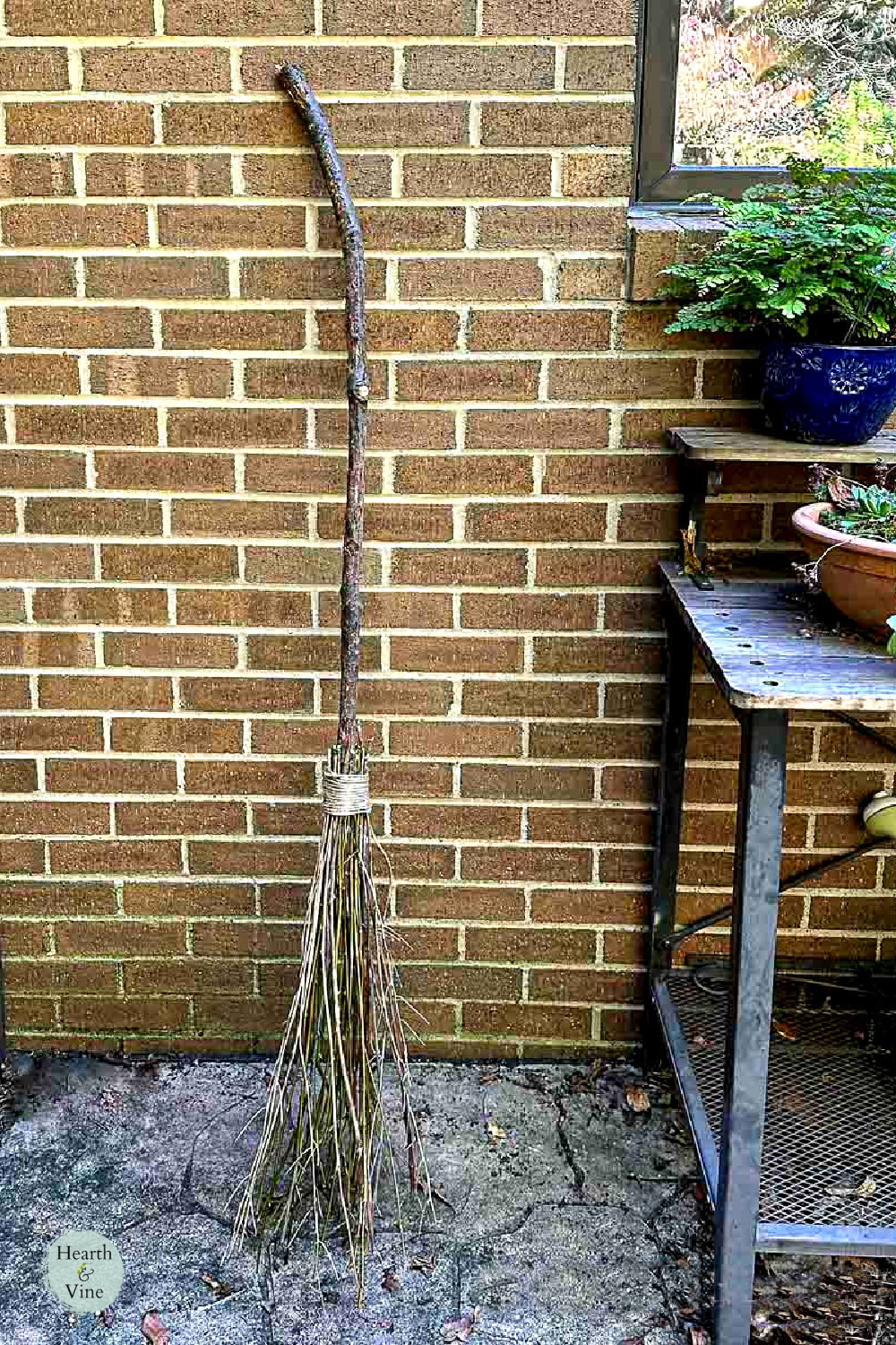 How to Make a Witches Broom Hearth and Vine