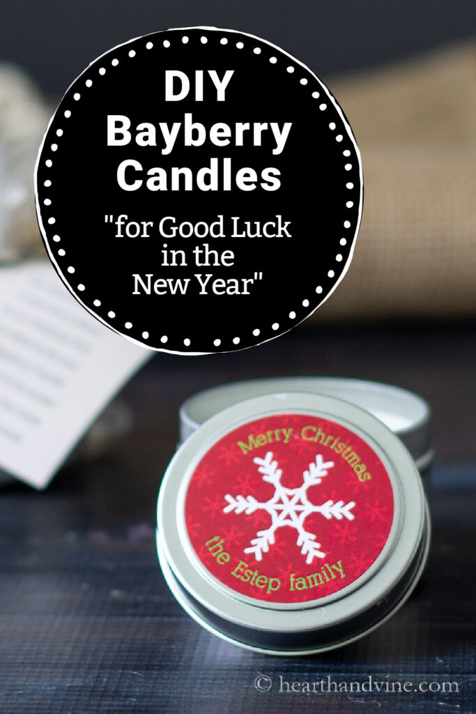 Bayberry Candles Tradition for Good Luck Fun Holiday Gift