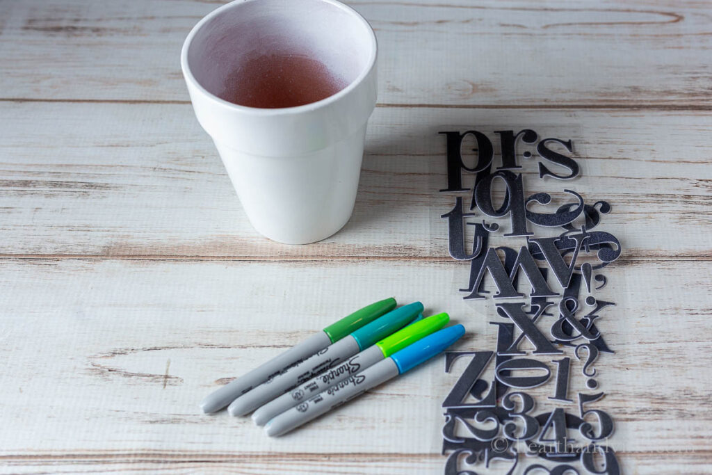 Decorating Clay Pots with Sharpies Hearth and Vine