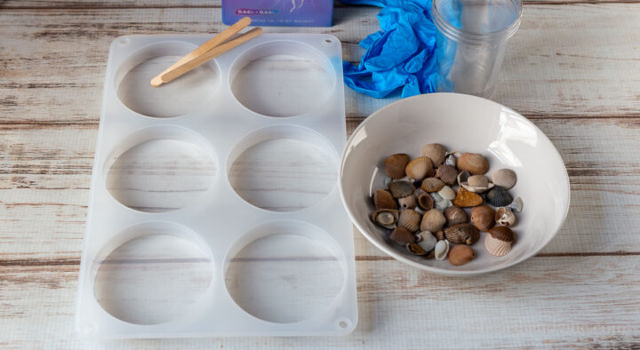 How to Make Resin Coasters with Seashells and Sea Glass
