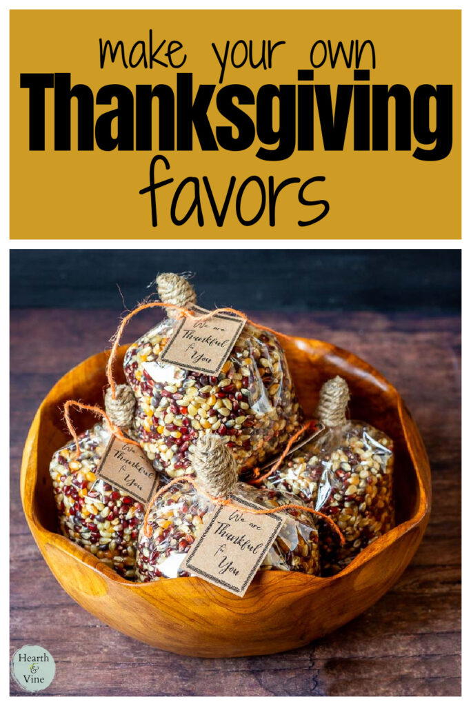 DIY Thanksgiving Favors to Decorate Your Holiday Table