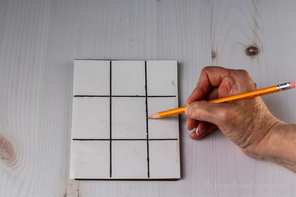 DIY Tic Tac Toe Board | for Home, Travel, or On the Go