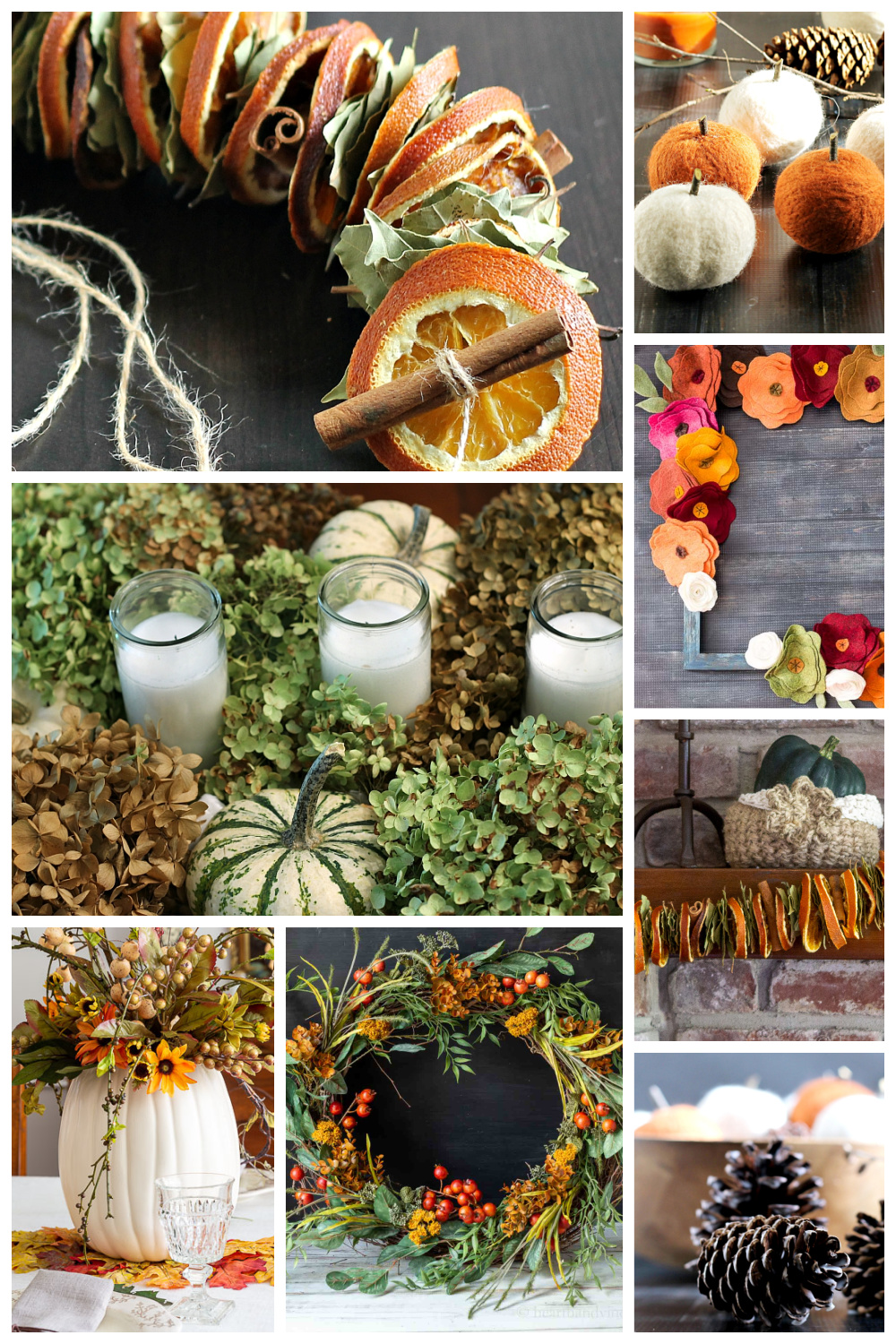 DIY Fall Decor Ideas - Wreaths, Garlands, Centerpieces and Crafts
