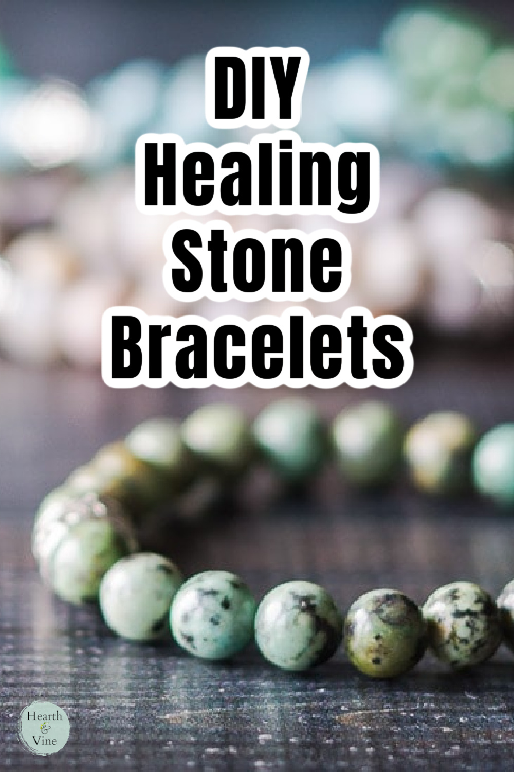 African Turquoise beaded bracelet.