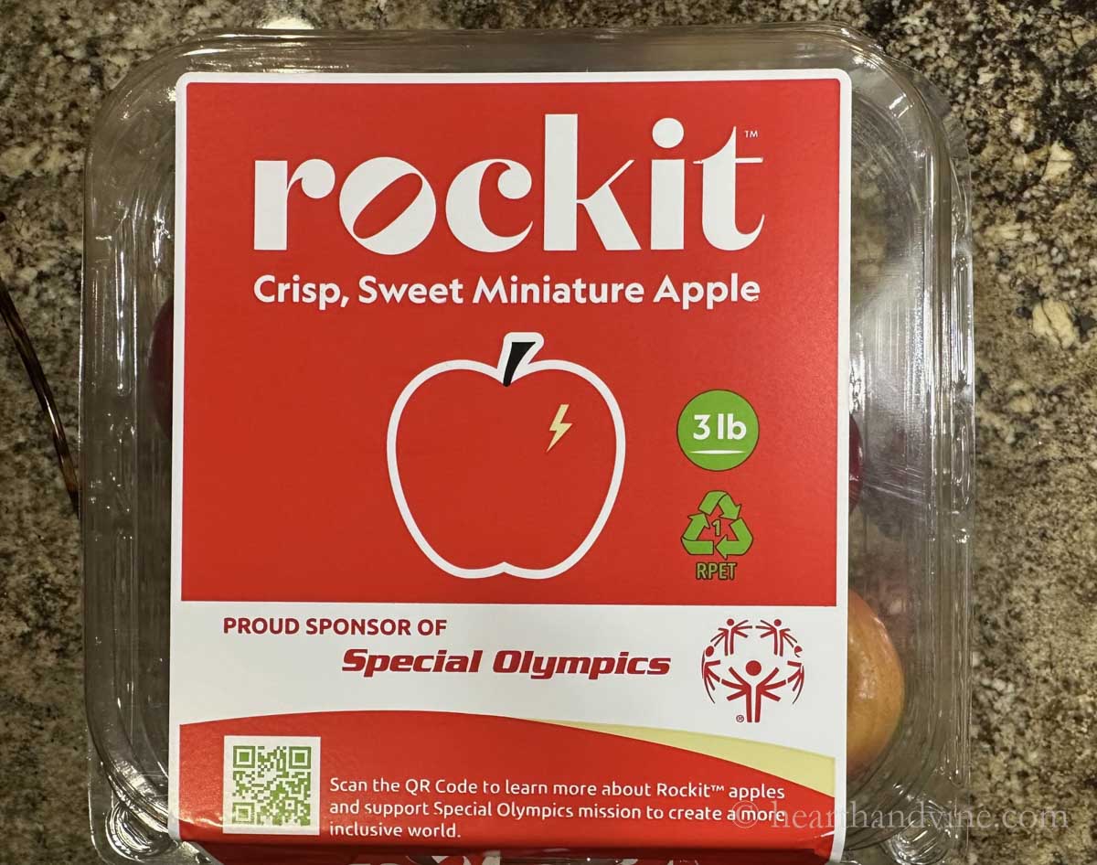 Cover of rockit apples from the special olympics.