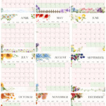 2026 monthly calendars at a glance.