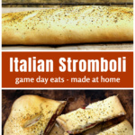 A whole stromboli over slices of the same.