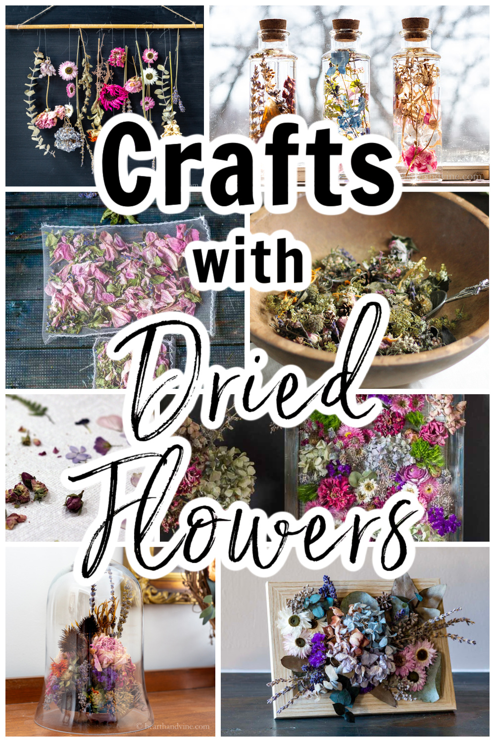 Dried Flower Crafts for Home Decor and Gift Giving